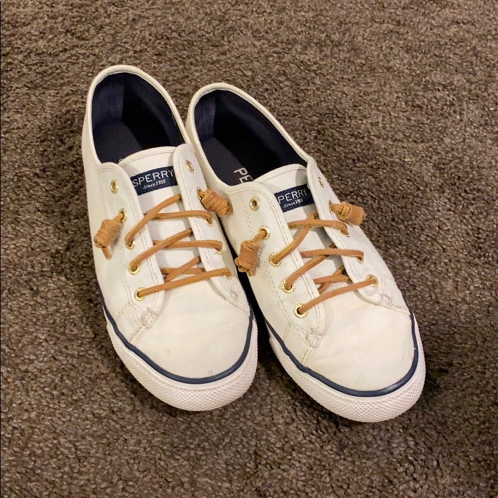 Sperry white loafer sneakers